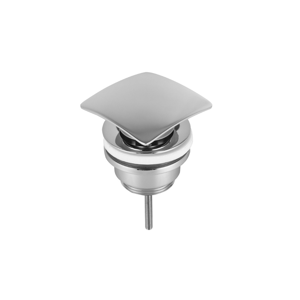 Product Cut out image of the JTP Hix Chrome Click Clack Basin Waste